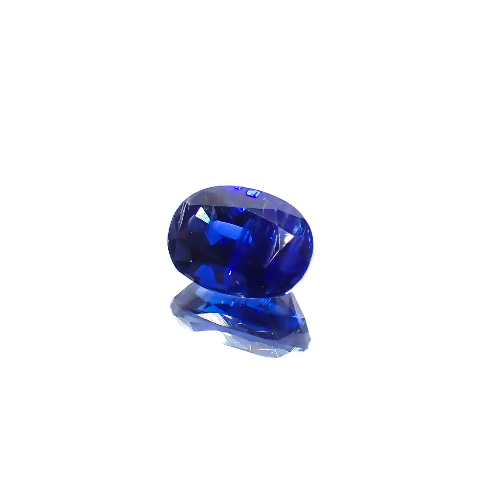 カイヤナイト(宝石名カイヤナイト)ネパール産 1.11ct 識別済[231225174]7.1x5.1mm前後