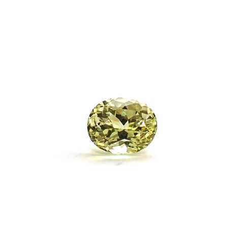 イエローアパタイト メキシコ産 1.63ct / 7.4x6.2mm前後 [260632462]