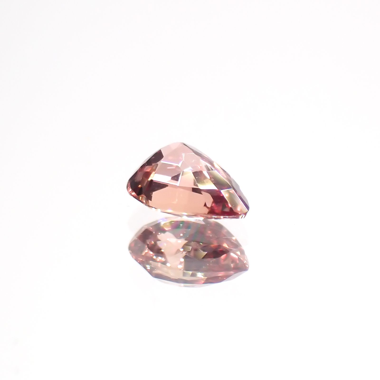 パパラチャサファイア 非加熱(宝石名サファイア/別名パパラチャ・サファイア)スリランカ産 0.19ct GIA鑑付[230521935]4.13x3.11mm前後