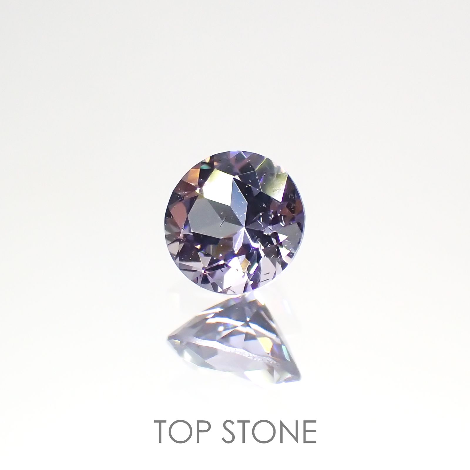 マリアライト(宝石名パープル・スキャポライト) スリランカ産 0.19ct 識別済[21049565]4×4mm前後