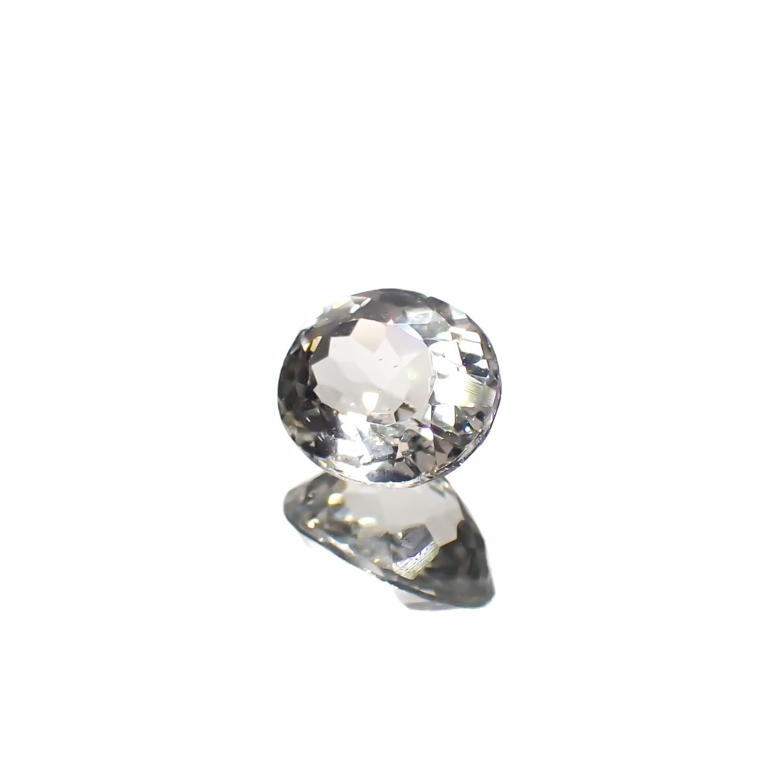 シルバーアパタイト フルオレッセンス アフリカ産 1.04ct[240928964]6.8x5.7mm前後