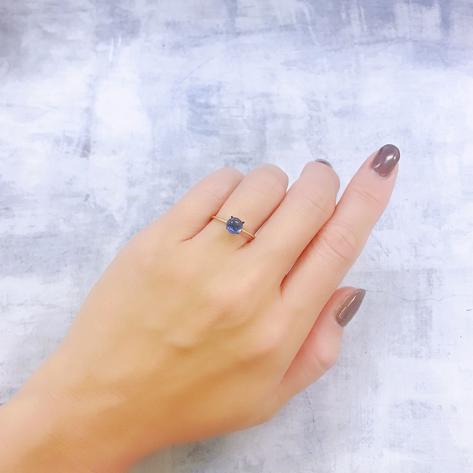 サファイア(宝石名ブルー・サファイア)スリランカ/マダガスカル産 1.26ct 識別済[220918137]5.7x5.6mm前後