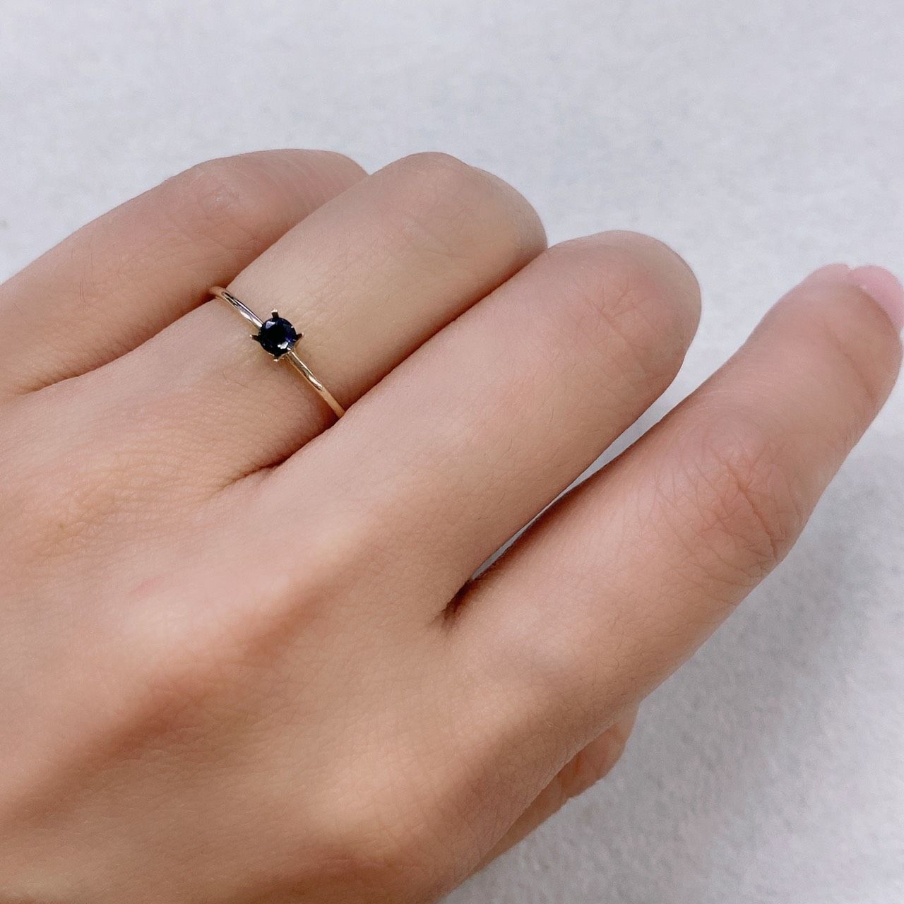 アイオライトサンストーン ブラジル・インド産 ルース 0.11ct[201812398]3×3mm前後