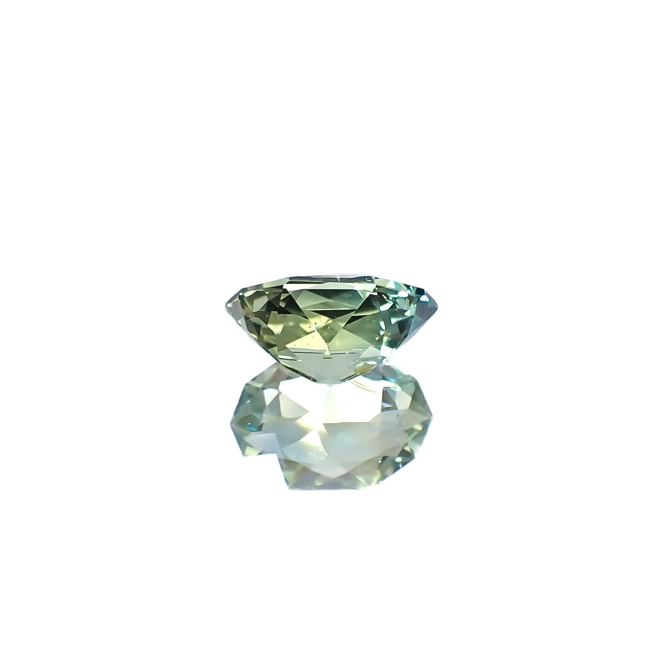 ◇カスタムカット◇バイカラーサファイア オーストラリア産 1.25ct [250229823]8.1x5.5mm前後