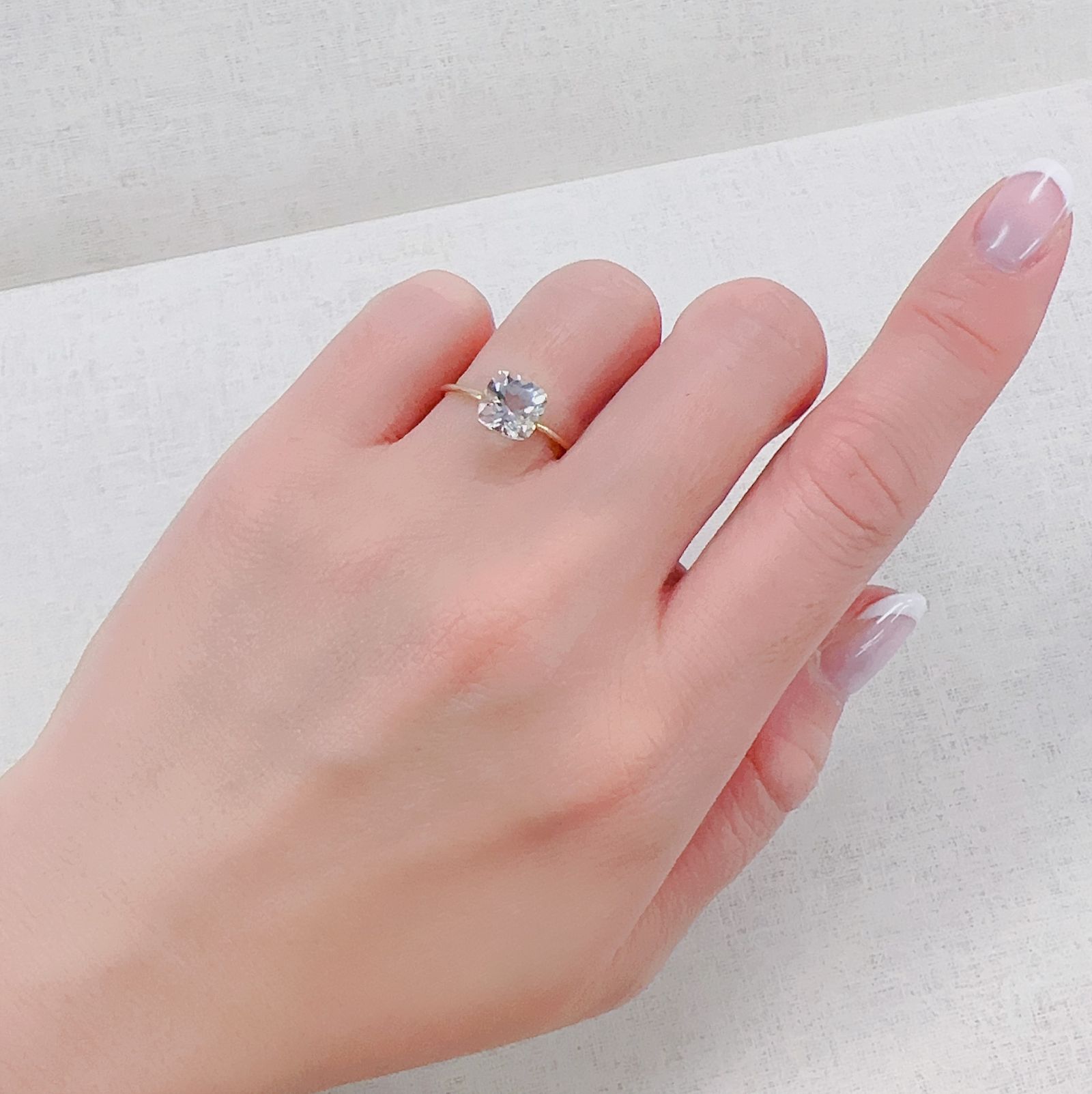 ゴッシェナイト パキスタン・ヒマラヤ産 1.48ct[230421830]7x7mm前後