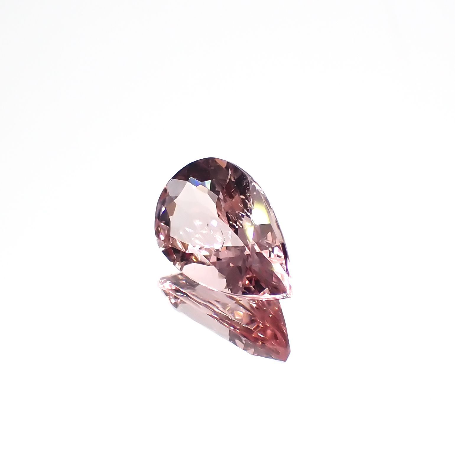 モルガナイト(宝石名モルガナイト)ナイジェリア産 2.292ct ソ付(彩珠)[221018878]11.9x7.4mm前後