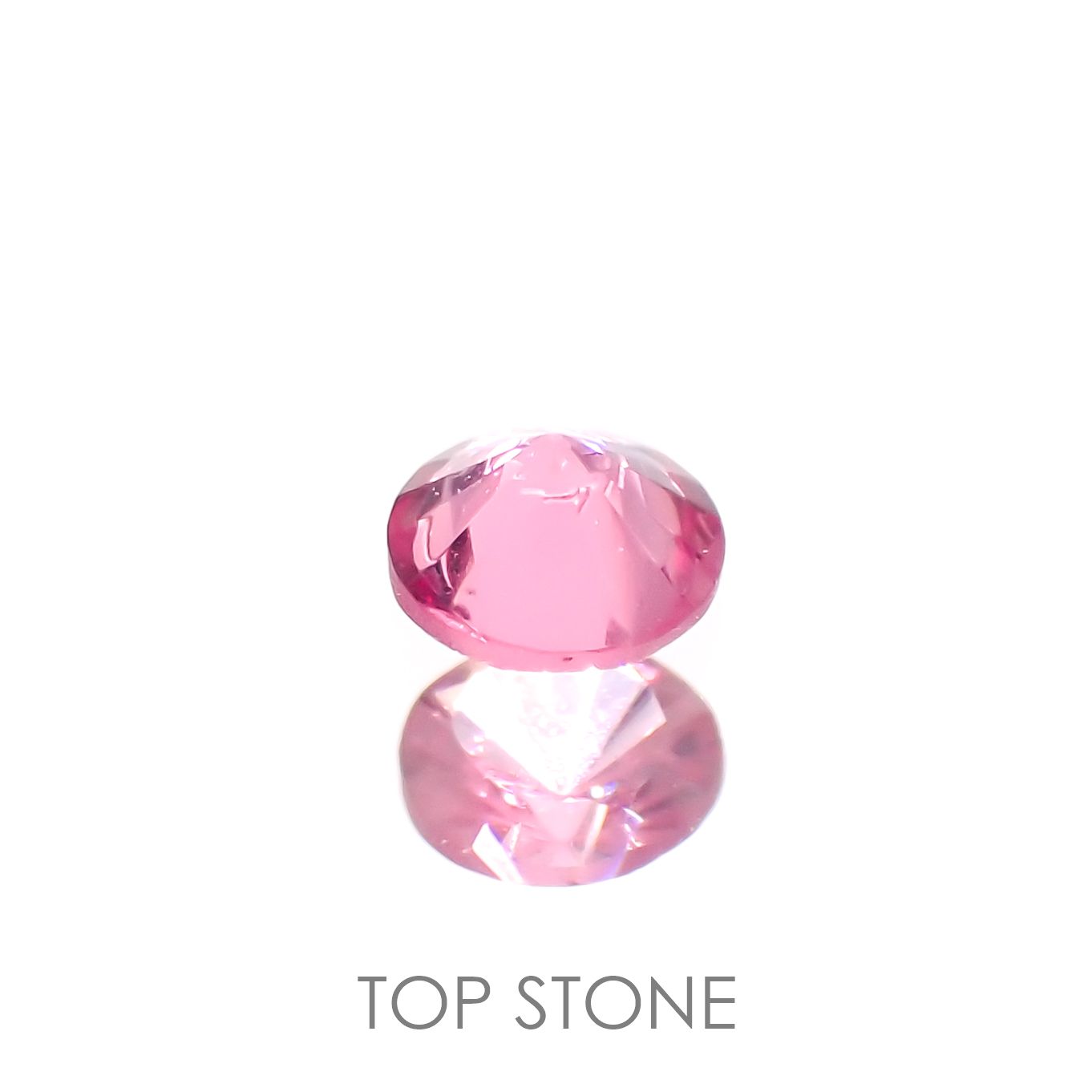 ホットピンクスピネル(宝石名ピンク・スピネル) タンザニア産 0.11ct 識別済[210912581]2.9×2.9mm前後