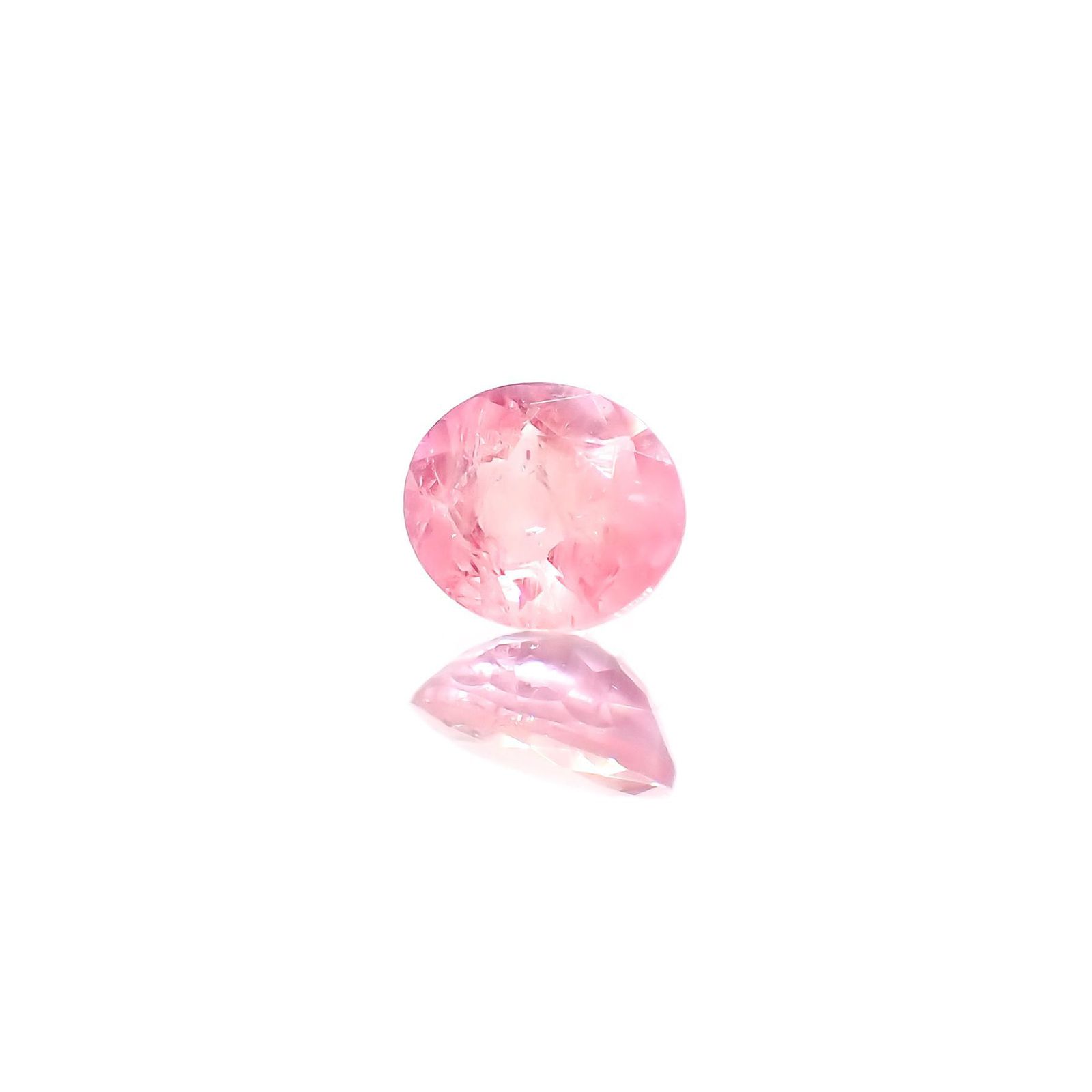 ペツォッタイト(ラズベリル)(宝石名ペツォッタイト) マダガスカル産 0.436ct ソ付(彩珠)[210812617]5.2×4.3mm前後