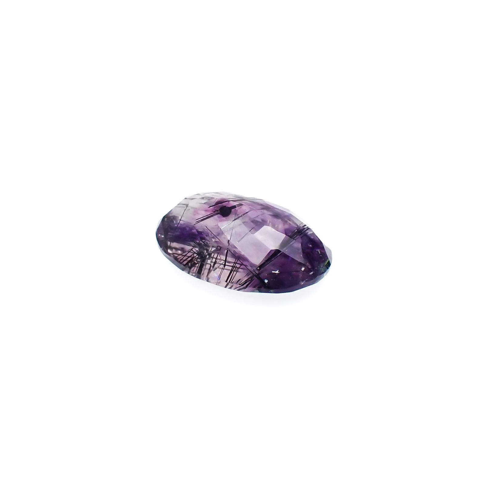 アメジストエレスチャル ナイジェリア産 9.86ct[231224661]17.9x12.6mm前後