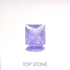 ◇プリンセスカット◇ハックマナイト(宝石名ハックマナイト)アフガニスタン産 2.15ct 識別済[220115411]8.5x8.4mm前後