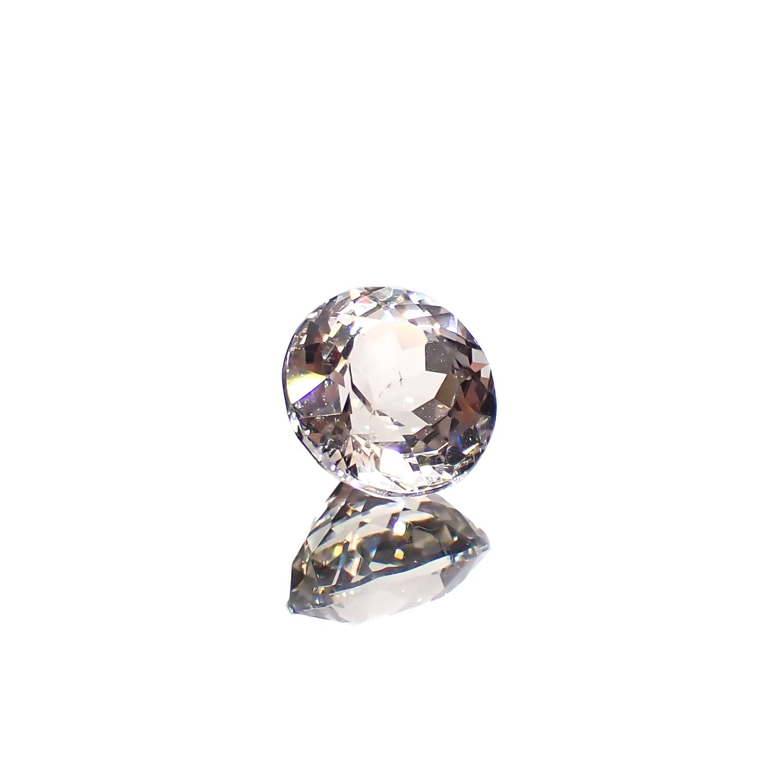 シルバーアパタイト フルオレッセンス アフリカ産 1.50ct[240928959]6.9x6.9mm前後