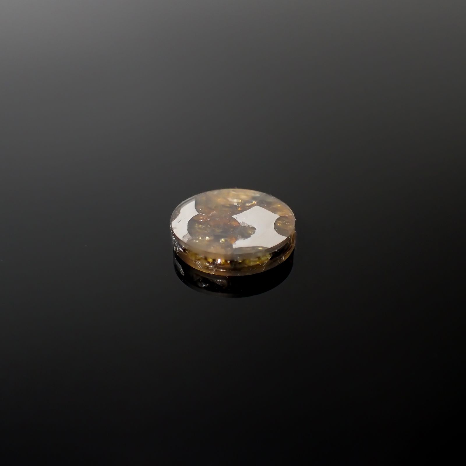 パラサイト隕石Sericho トリプレット 発見地:ケニア 4.02ct[240125713]12x12mm前後