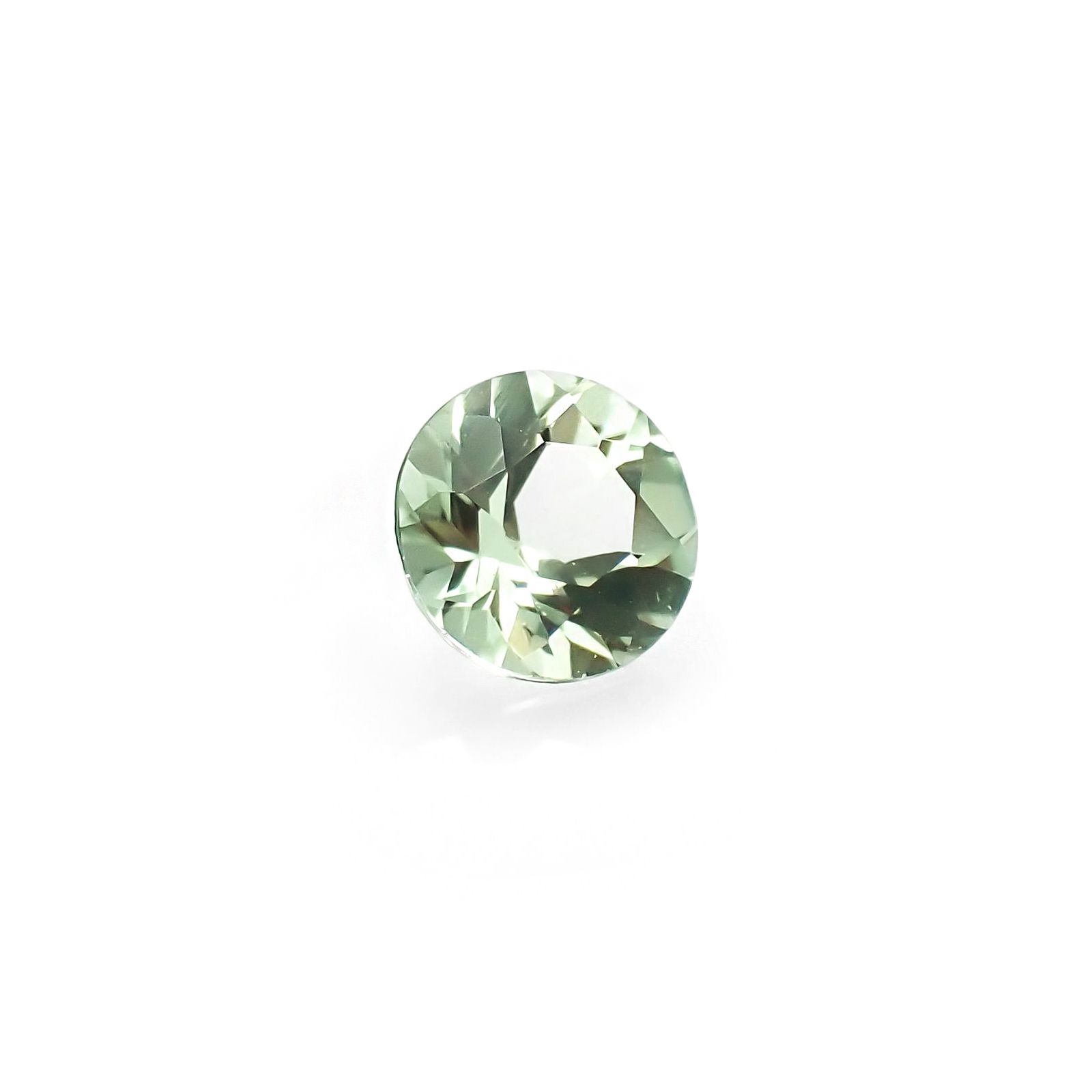 モンテブラサイト(宝石名モンテブラサイト)マダガスカル産 識別済 0.42ct / 4.9x4.8mm前後 [230120296]