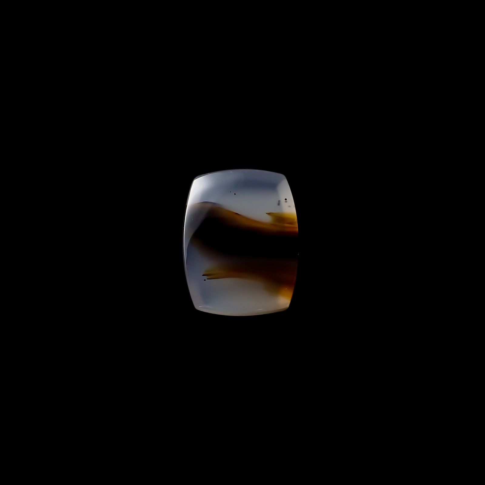 モンタナアゲート アメリカ・モンタナ州産 15.59ct[240427123]21.6x16.3mm前後