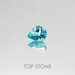 <ランダムセレクト1個販売> アパタイト ペアシェイプカット ブラジル産 0.28ct前後[20074212-PAC]5×4mm前後