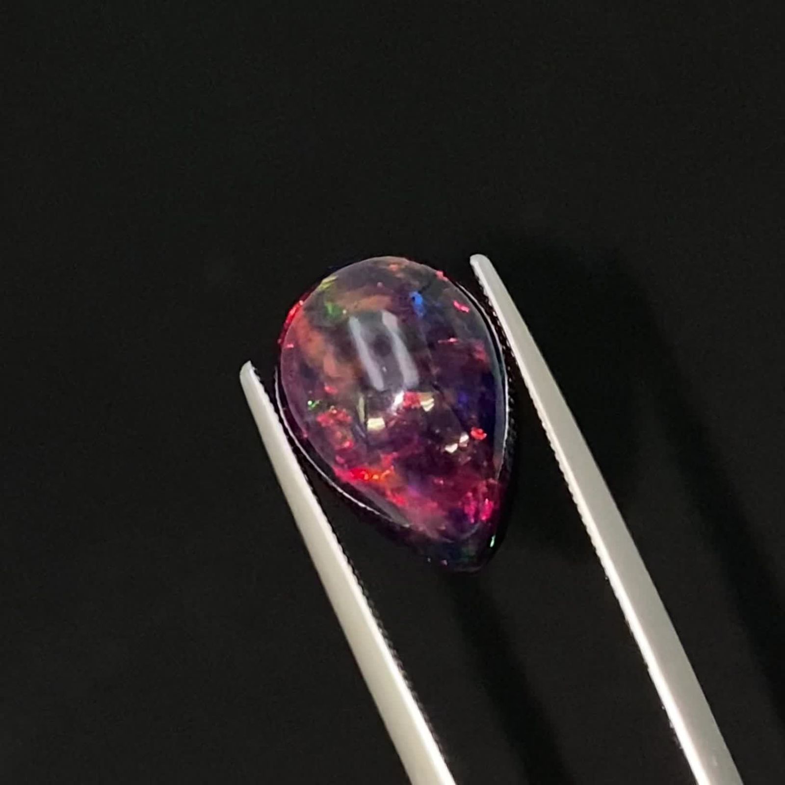 ブラックオパール(宝石名オパール/加熱処理)エチオピア産 4.45ct