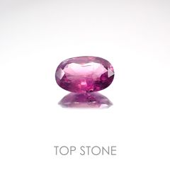 パープルサファイア(宝石名パープル・サファイア) カシミール産 1.700ct ソ付(彩珠)[20127300]9.2×6.2mm前後