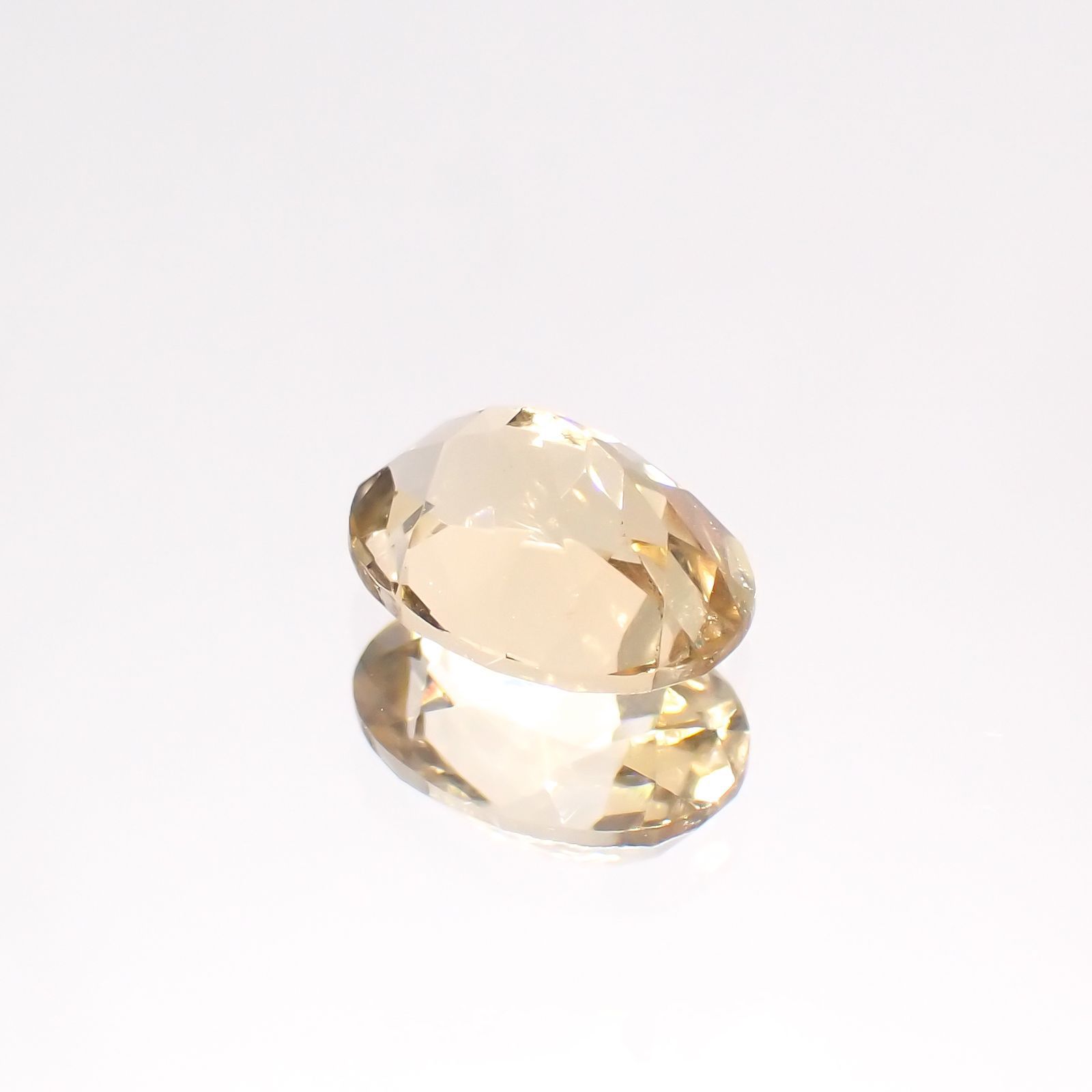 イエローベリル(宝石名イエロー・ベリル)ブラジル産 1.28ct 識別済[211113658]8x6.1mm前後