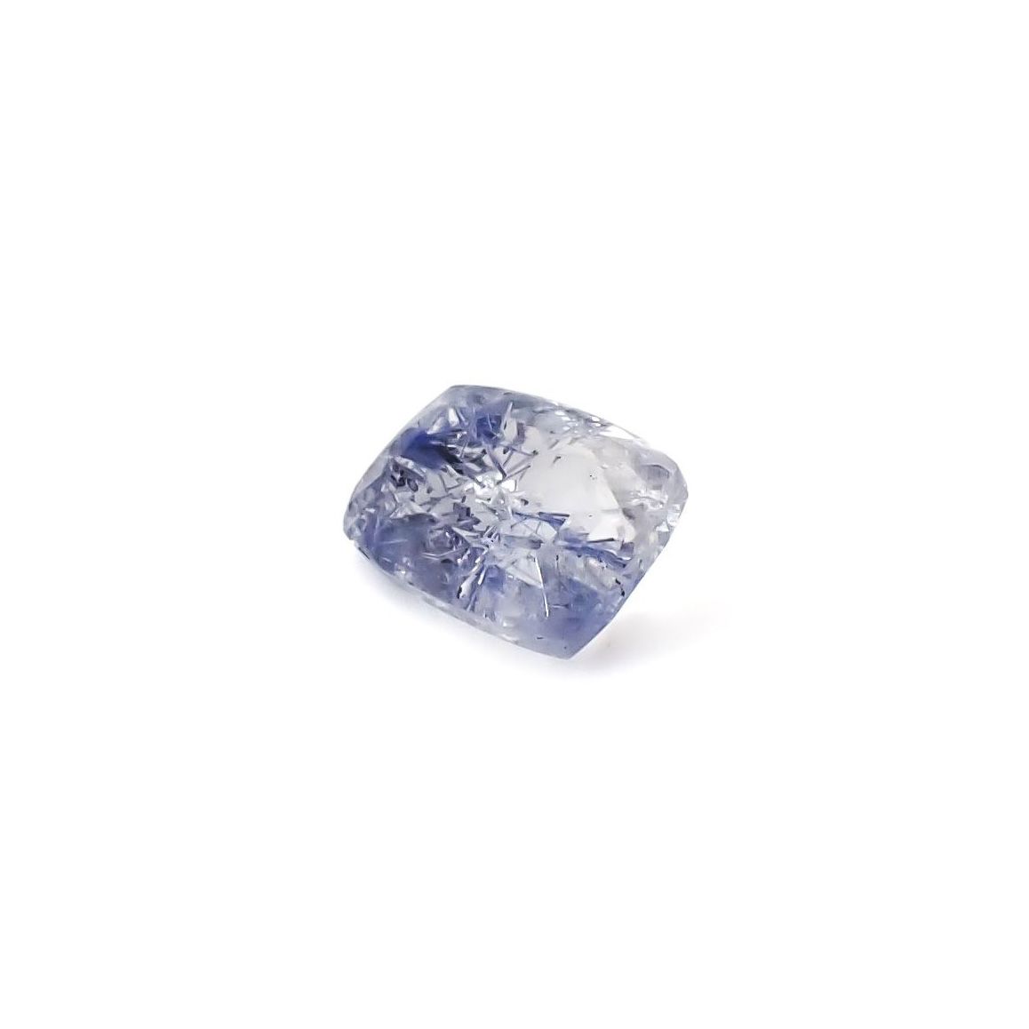 デュモルチェライトインクォーツ ブラジル産 0.86ct / 6.9x5mm前後 [260331852]