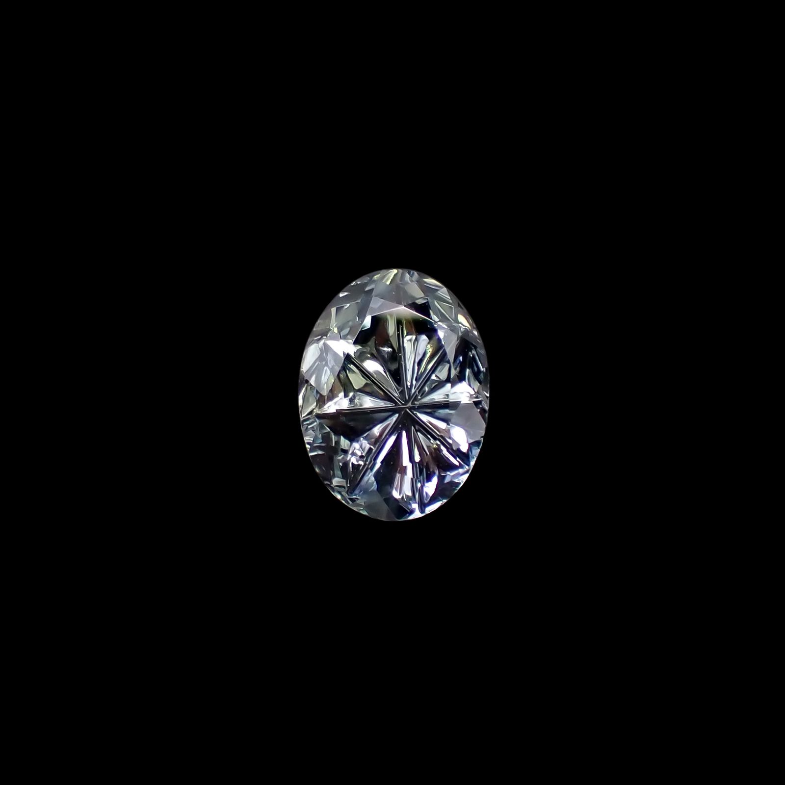 ◇甲州貴石切子Plus Three◇バイカラータンザナイト カード付き(宝石名ゾイサイト)タンザニア産 2.00ct 識別済[230321253]10x7.5mm前後