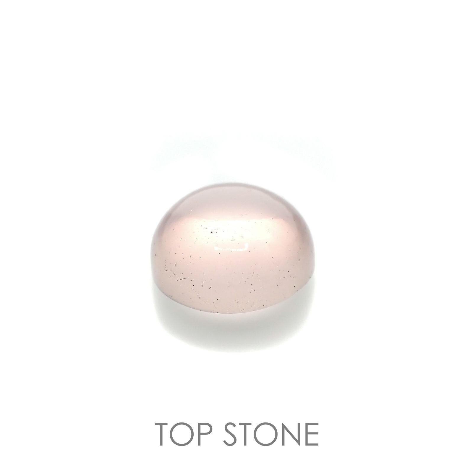スターローズクォーツ(宝石名スター・ローズ・クォーツ) マダガスカル産 3.97ct 識別済[201912813]10×10mm前後