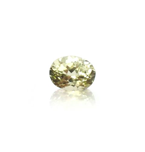 シリマナイト(宝石名シリマナイト) インド産 識別済 1.61ct / 8x6.2mm前後 [210510674]