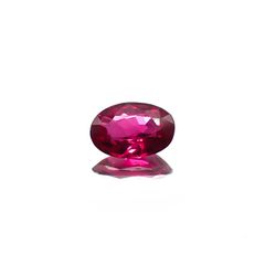 ルビー 非加熱(宝石名ルビー) マダガスカル産 識別済 0.33ct / 5.3x3.6mm前後 [210711716]