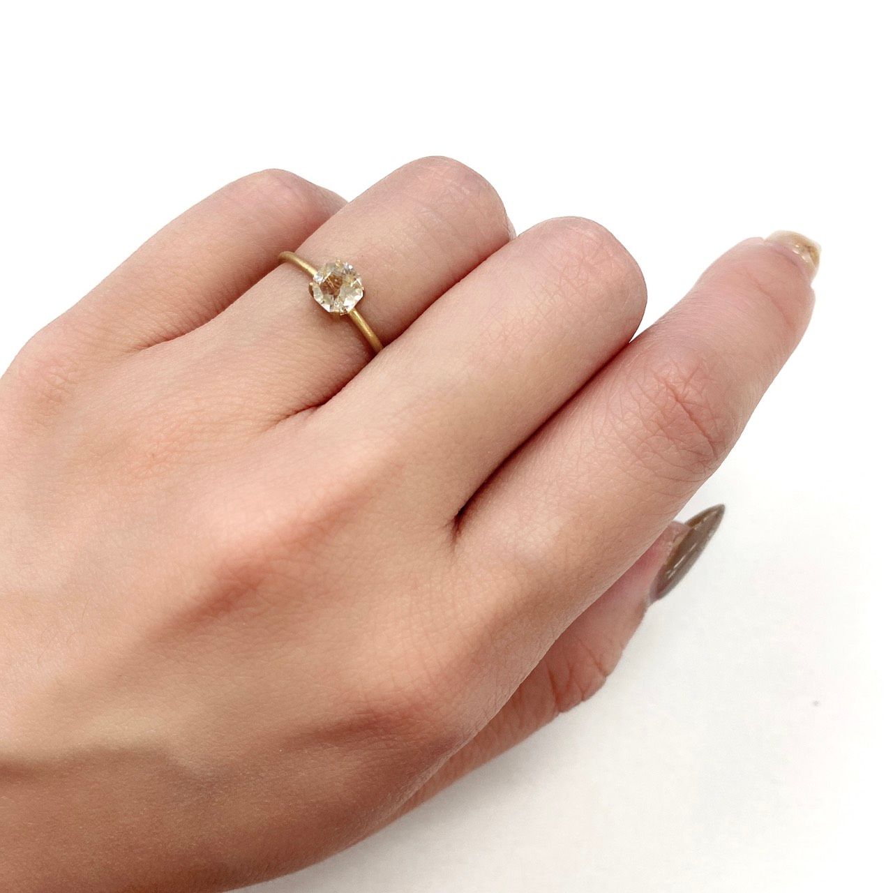 ◇オクタゴンカット◇ルチルクォーツSA ブラジル産 ルース 0.5ct[210511015]5×5mm前後