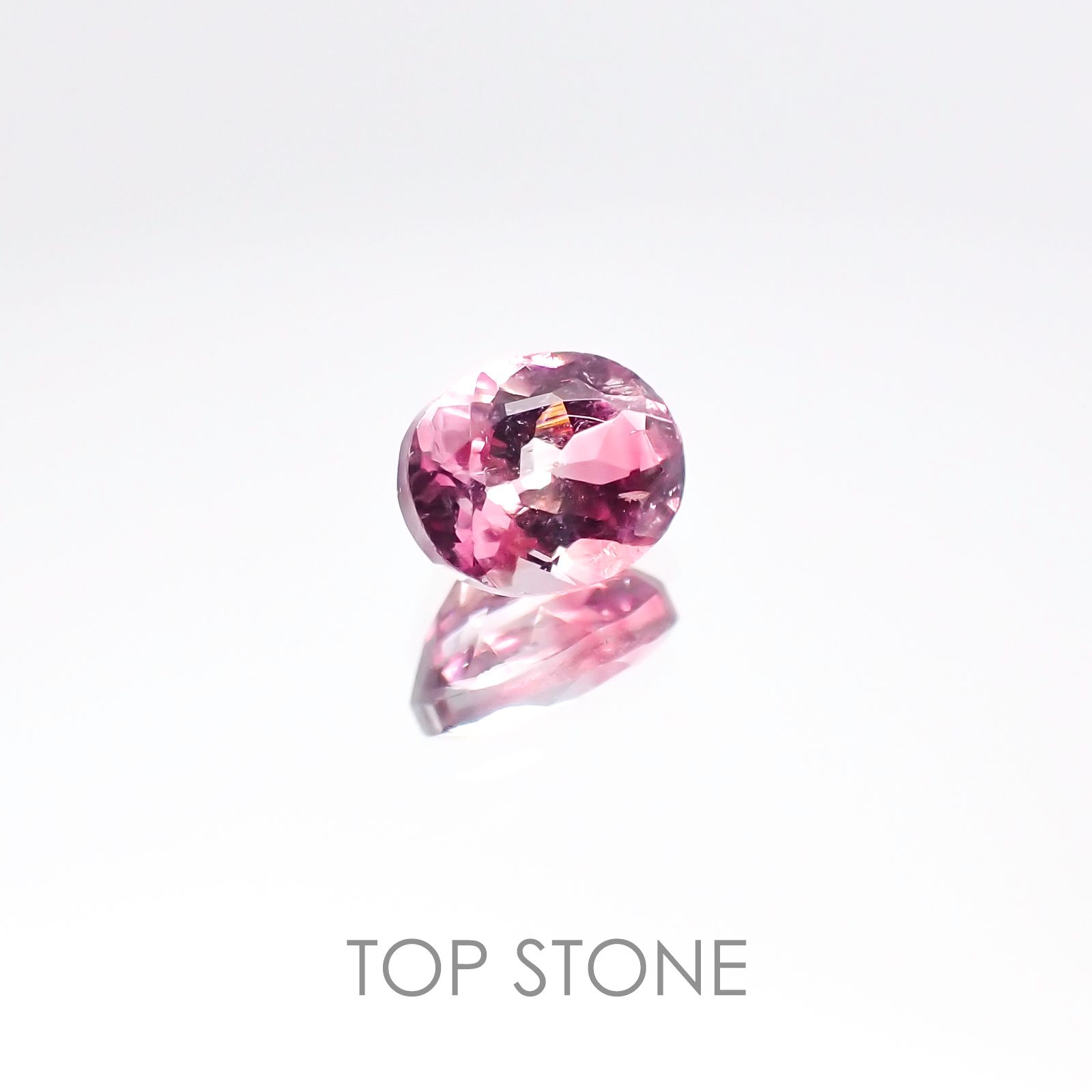 バイカラートルマリン ブラジル産 ルース 0.46ct[20106805]5.1×4.1mm前後