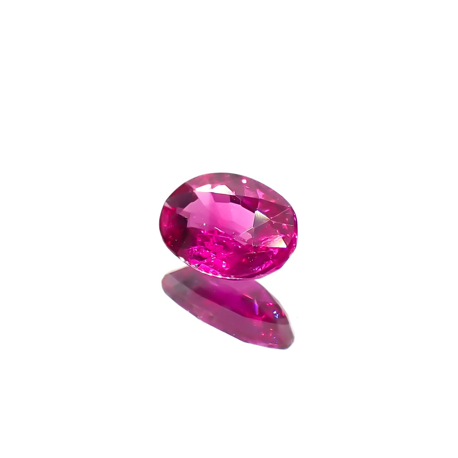 ルビー 非加熱 ビルマ産 0.35ct[240628046]5.2x3.4mm前後
