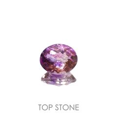 ◇チェッカーカット◇スーパーセブン ブラジル産 2.78ct[220616724]10.3x8.3mm前後