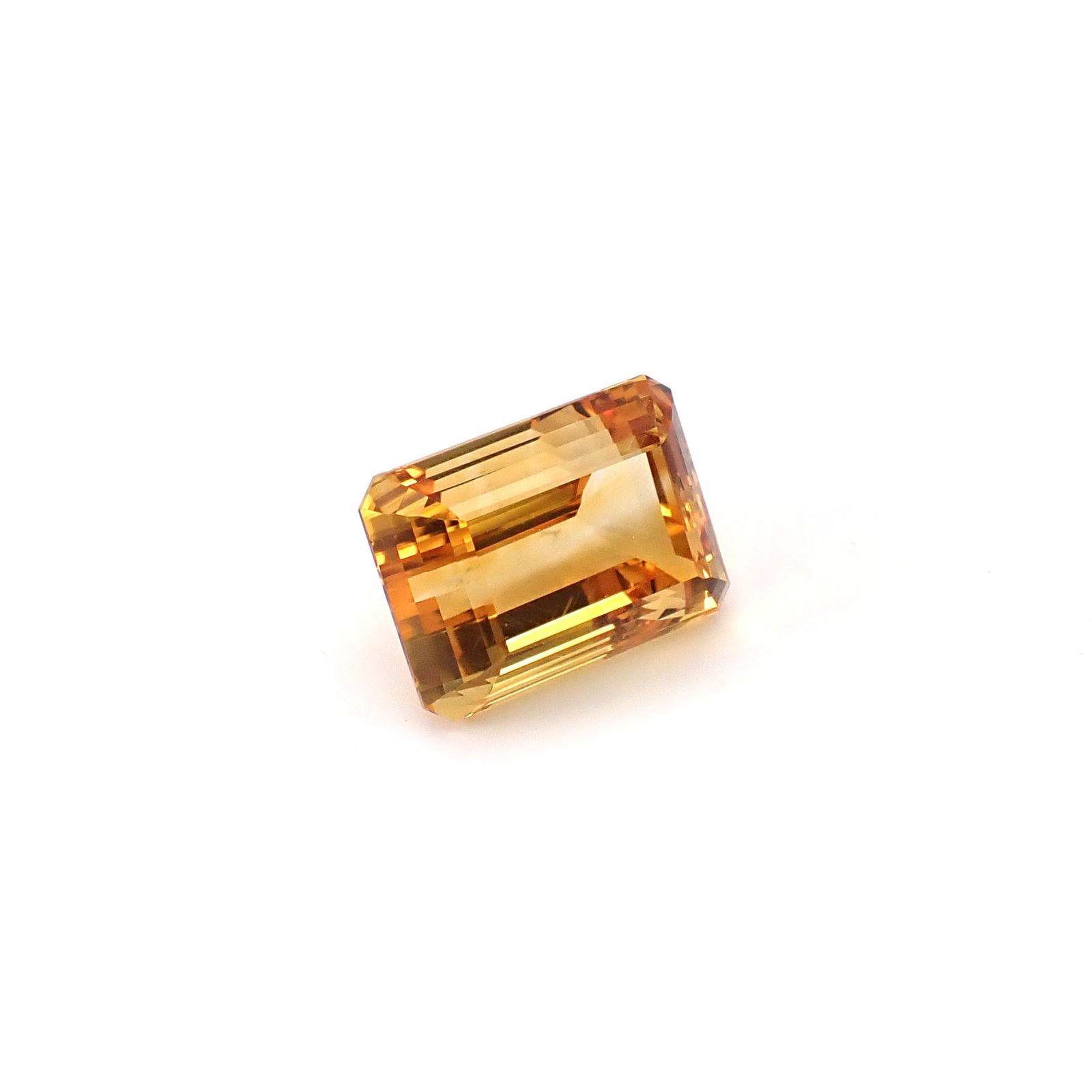 シトリン(宝石名シトリン)ブラジル産 識別済 22.38ct / 18.2x13mm前後 [251231390]