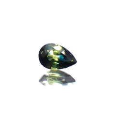バイカラーサファイア(宝石名サファイア)マダガスカル/オーストラリア産 0.46ct 識別済[250114842]5.8x3.8mm前後