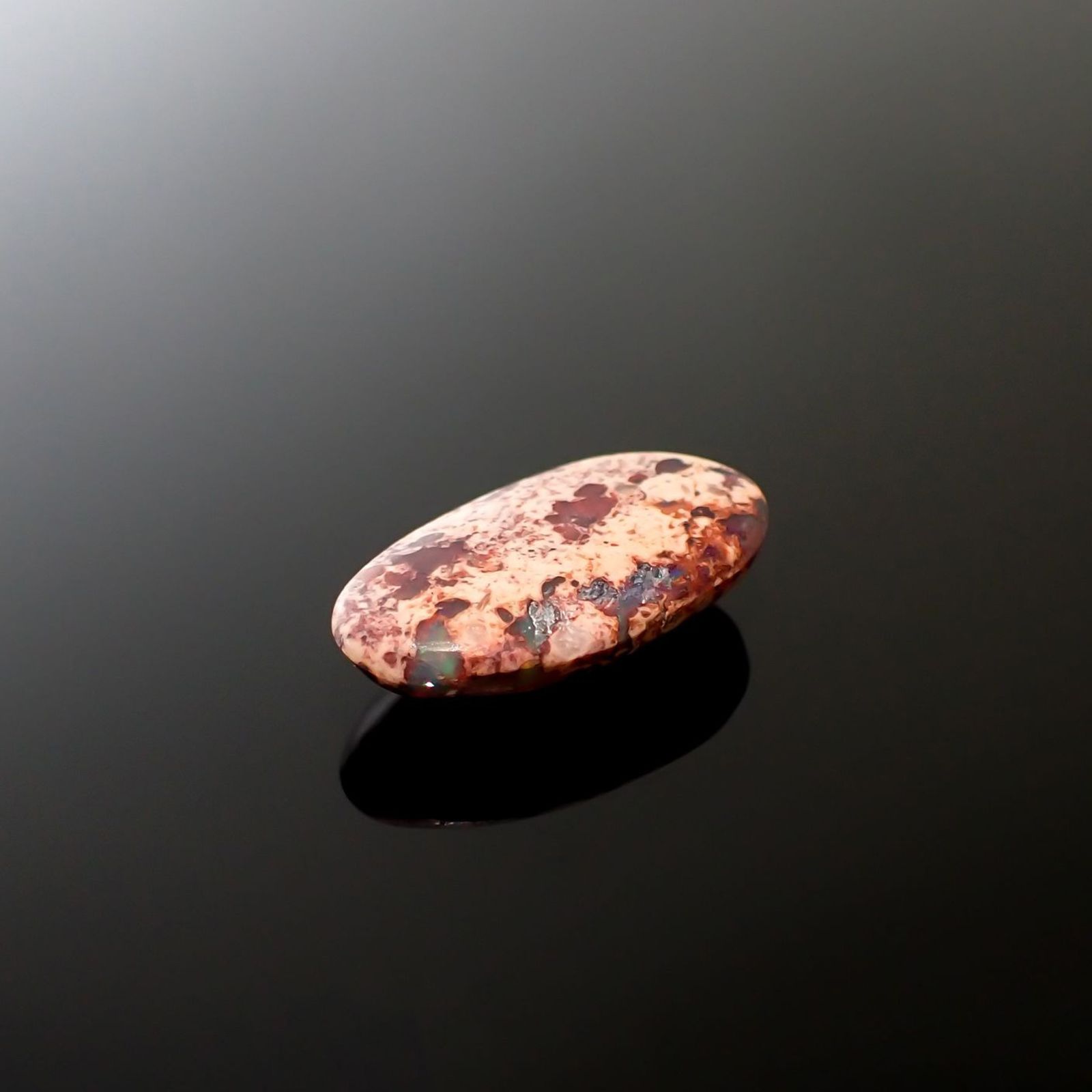 カンテラオパール メキシコ産 8.76ct / 21.8x11.8mm前後 [251015292]