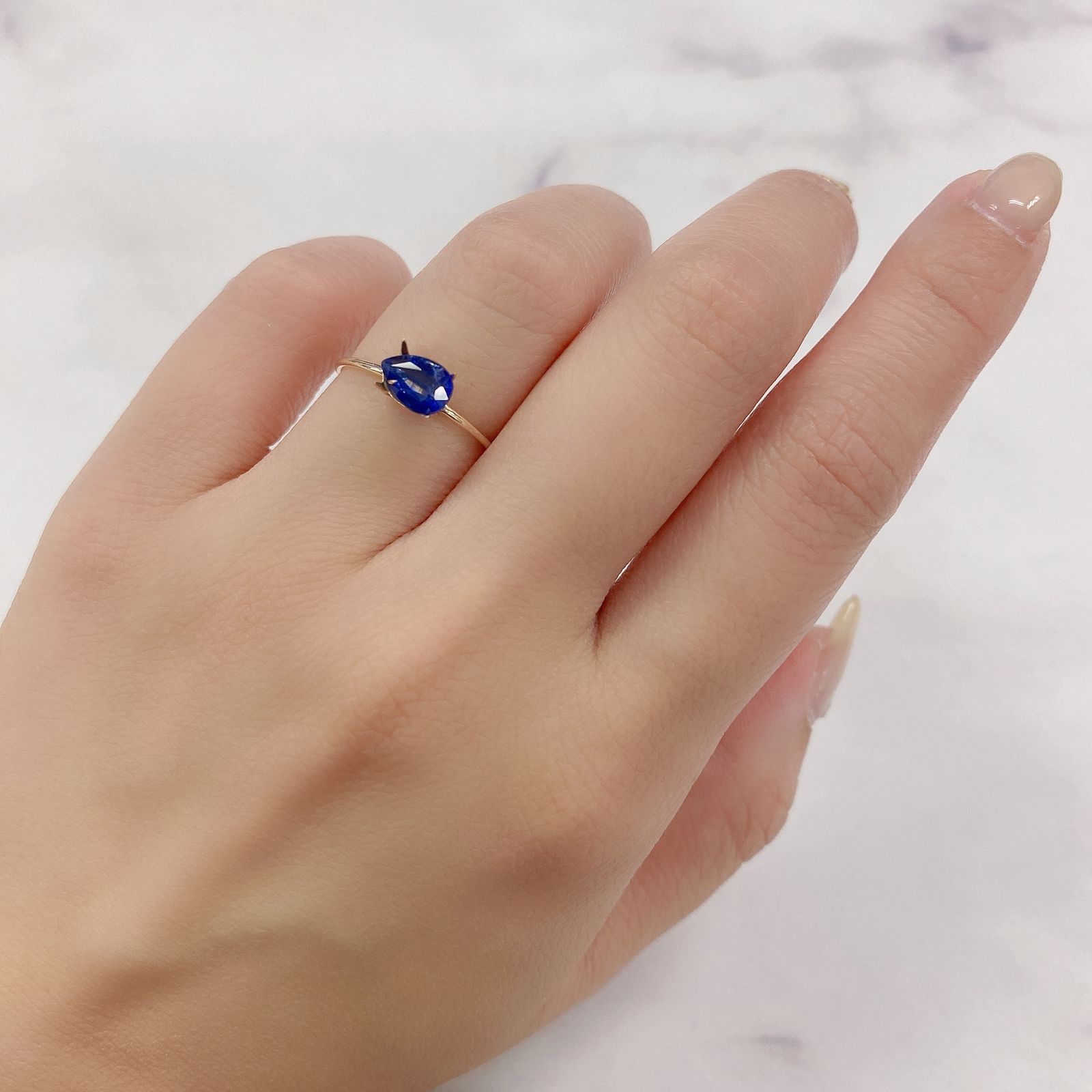 カイヤナイト(宝石名カイヤナイト)ネパール産 1.01ct 識別済[230622473]7.2x5mm前後