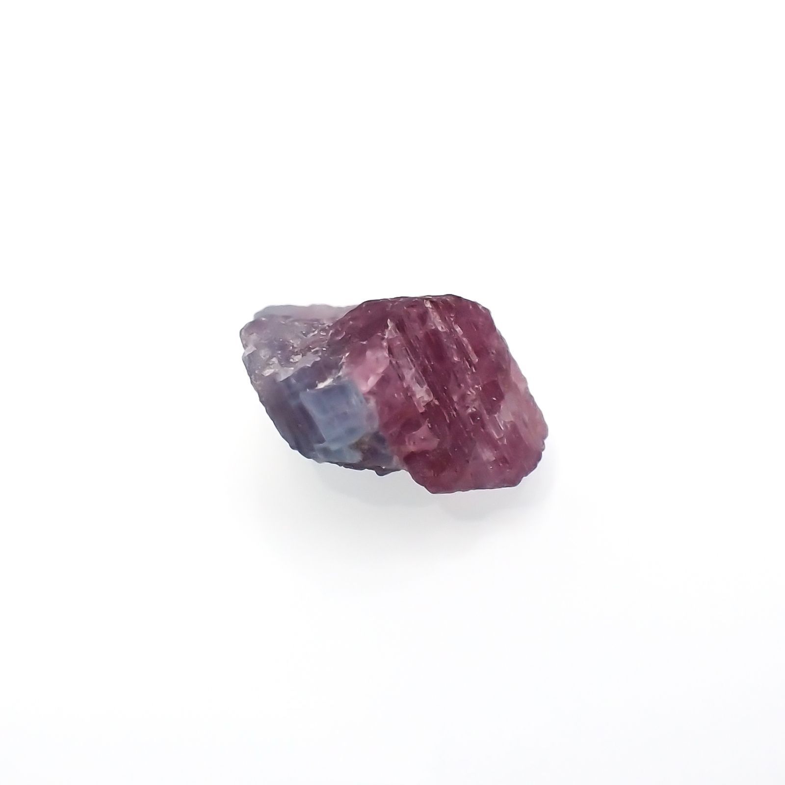 バイカラーパライバトルマリン 原石 ブラジル産 2.91ct[220516010]10.7x10.4mm前後