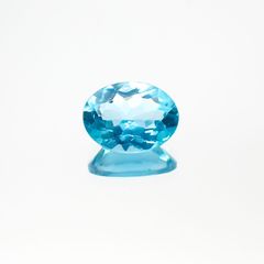 アパタイト(宝石名アパタイト)ブラジル産 1.16ct 識別済[230823191]7.9x6.1mm前後