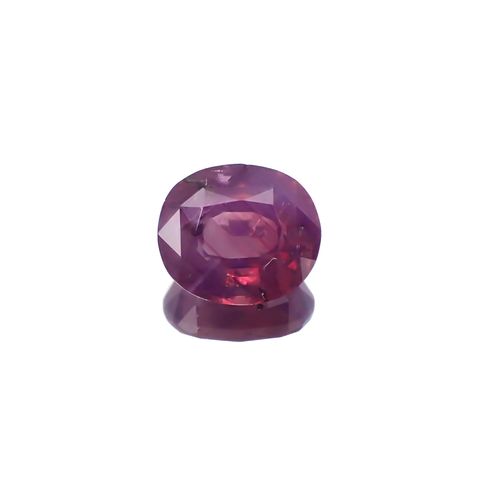 パープルサファイア(宝石名バイオレット・サファイア) カシミール地方産 2.870ct ソ付(彩珠)[210310232]9.1×7.9mm前後