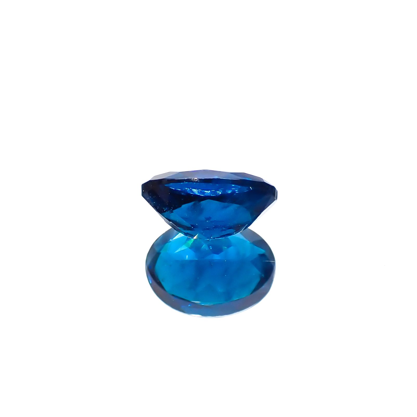 ディープブルーアパタイト  マダガスカル産 1.19ct[230421655]7.9x5.9mm前後