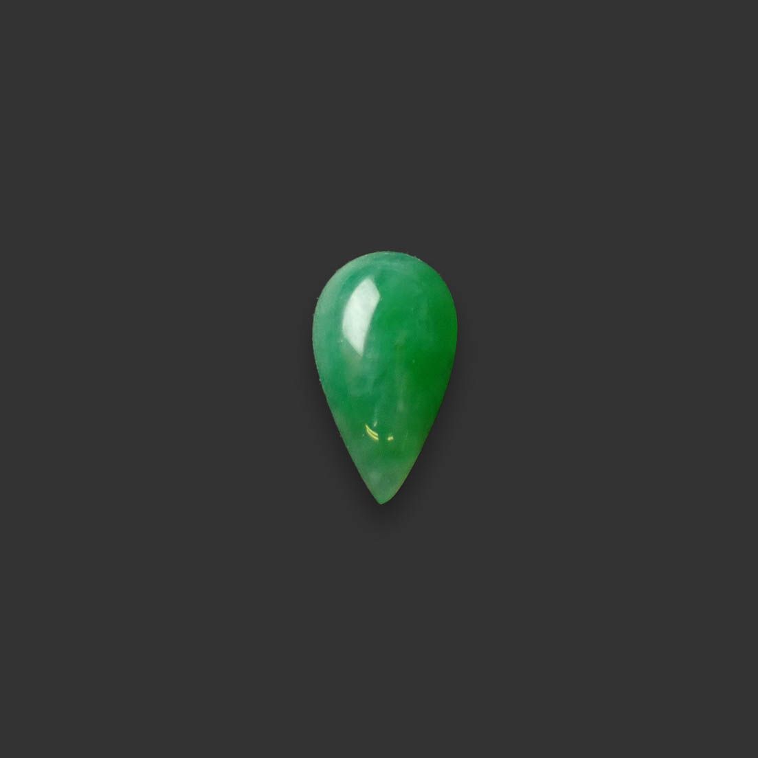 翡翠 ビルマ産 0.91ct [250430300]8.6x4.9mm前後