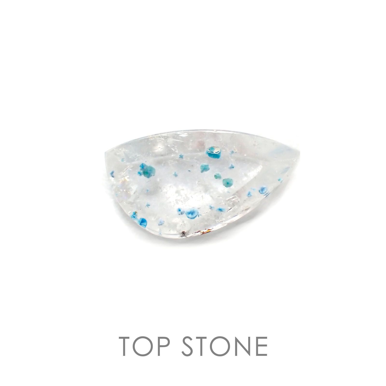 ◇フリーフォーム◇パライバクォーツ ブラジル産 ルース 1.62ct[210310269]11.4×6.2mm前後