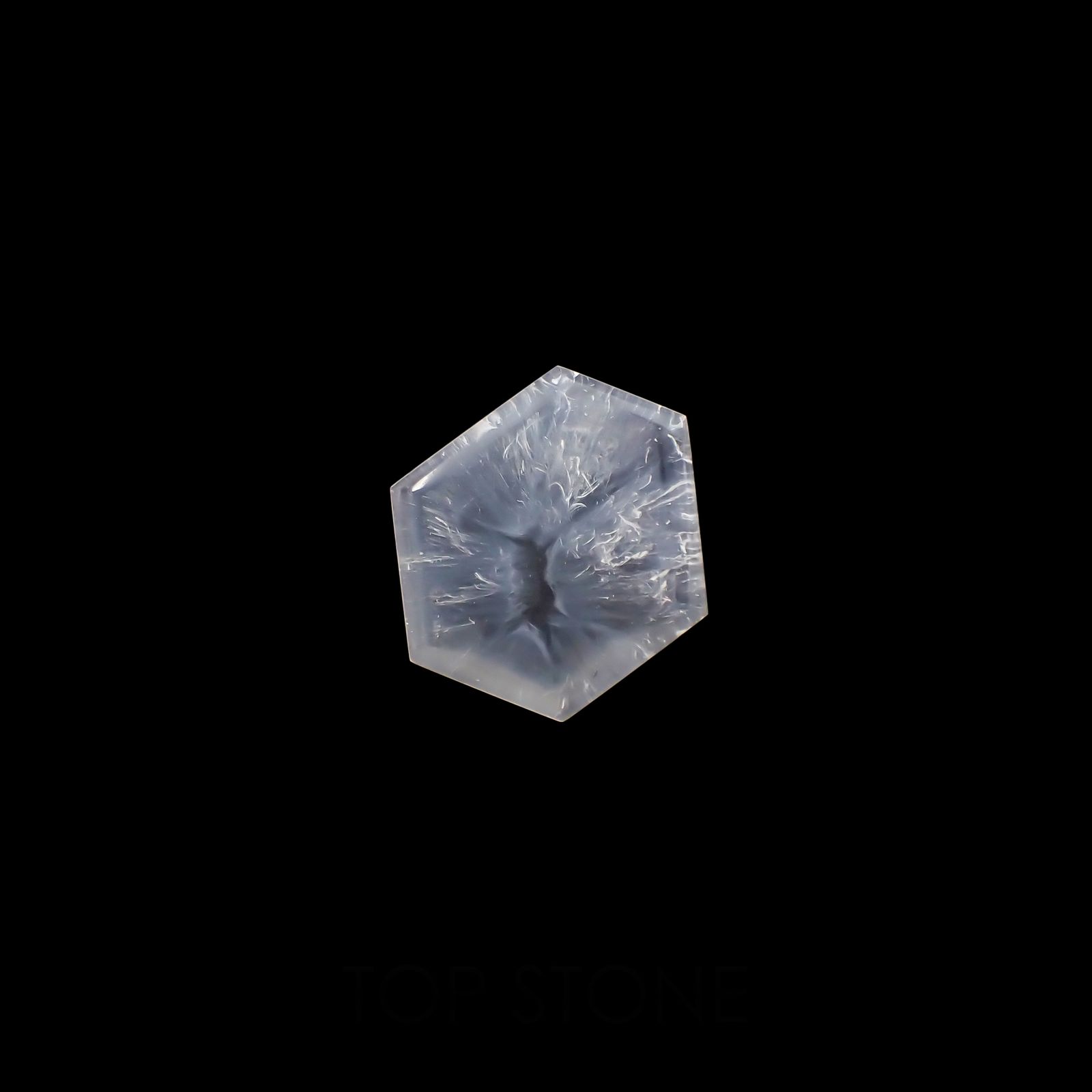 トラピッチェクォーツ 偏光板2枚付き コロンビア・ボヤカ産 33.45ct[230321103]25.8x22.7mm前後