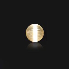 ベリルキャッツアイ(宝石名ベリル・キャッツアイ)ブラジル産 4.55ct 識別済[230522205]10.1x10.1mm前後