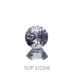 グレイッシュブルースピネル(宝石名スピネル)ビルマ/マダガスカル産 0.46ct 識別済[221219502]4.5x4.4mm前後