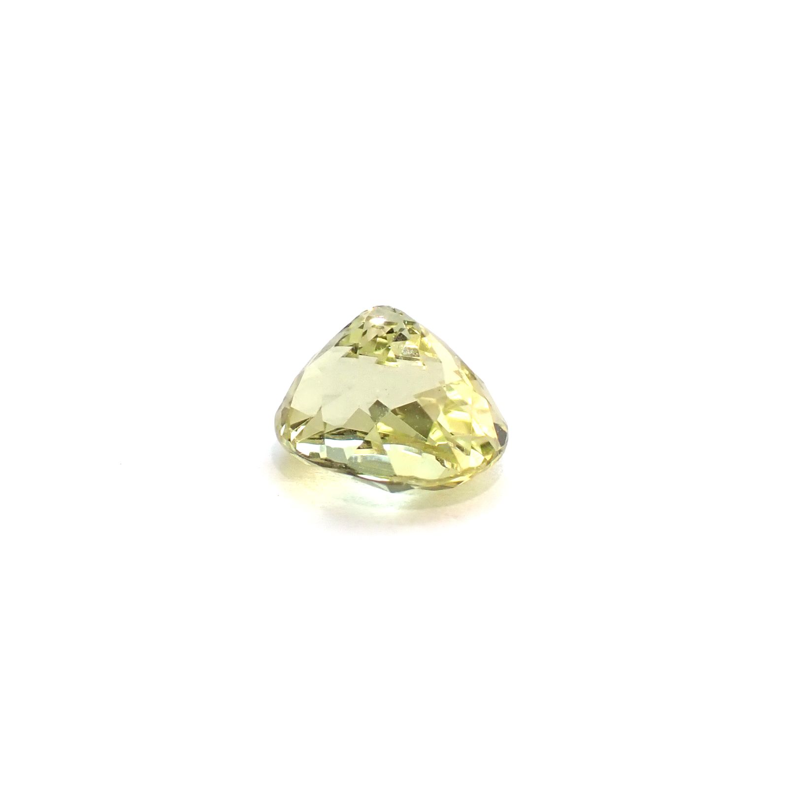 イエローアパタイト メキシコ産 1.63ct / 7.4x6.2mm前後 [260632462]