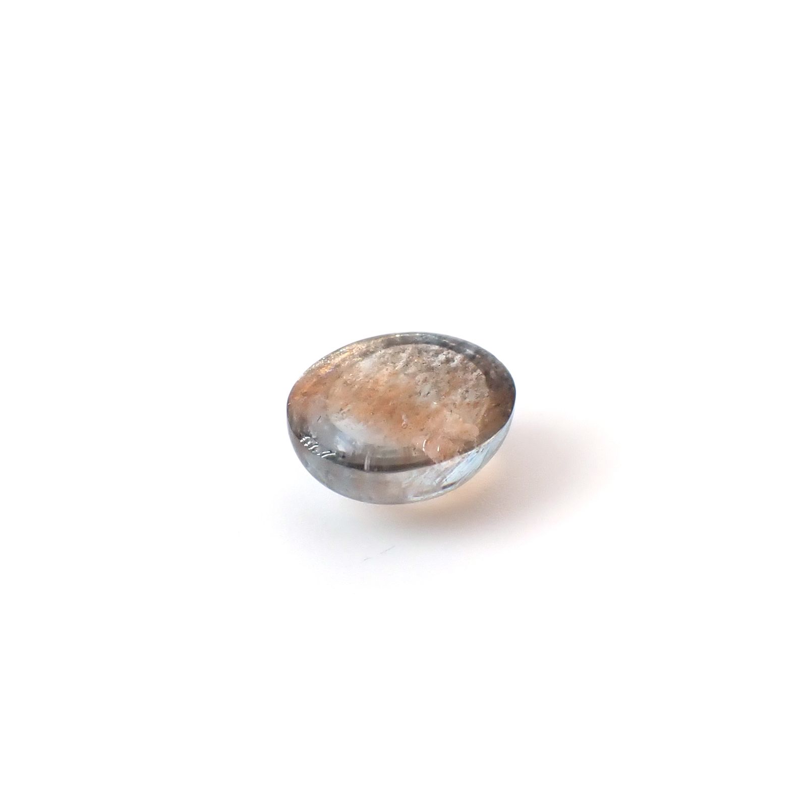アベンチュリンアクアマリン ナイジェリア産 1.46ct / 7.7x6.4mm前後 [260919773]