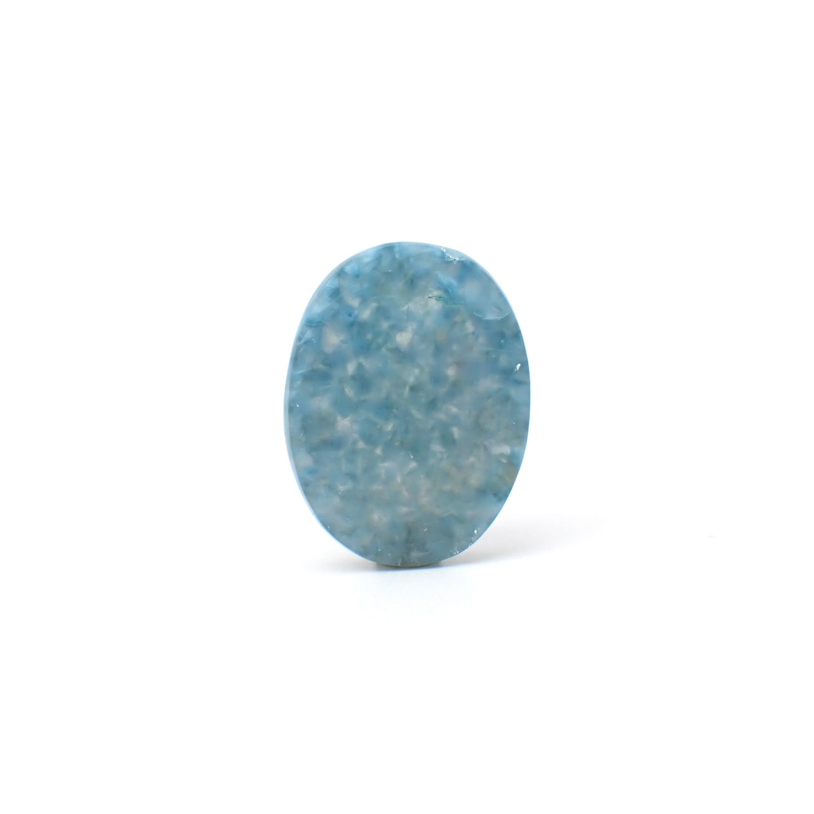 パライバクォーツ ブラジル産 24.76ct / 24.6x18.7mm前後 [260632502]
