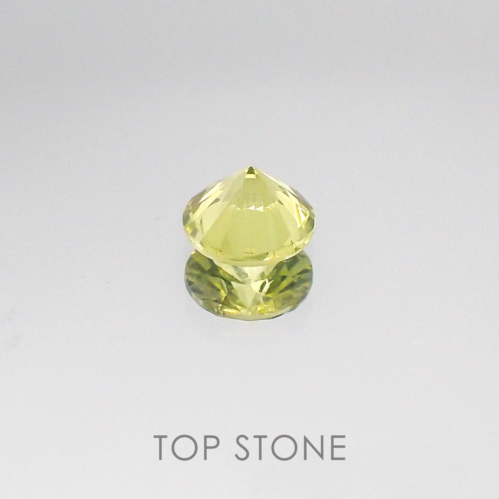 クリソベリル(宝石名クリソベリル) スリランカ産 0.36ct 識別済[20084687]4.4×4.4mm前後