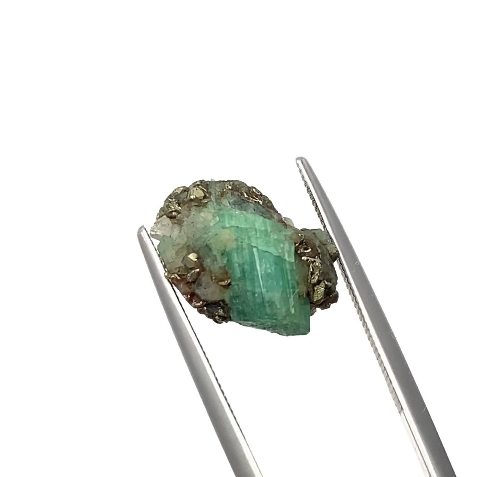 エメラルド原石 ムゾー産 蛍光 とても美しい エメラルド 原石