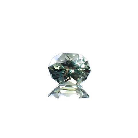 ◇カスタムカット◇バイカラーサファイア オーストラリア産 0.84ct [250229825]6.4x4.7mm前後